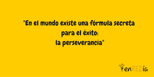 En el mundo existe una fórmula secreta para el éxito: la ...